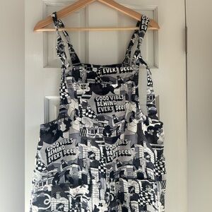 Lucy And Yak “Good Vibes Behind Every Door" Oscar Bastidas Ltd Ed Dungarees 8R
